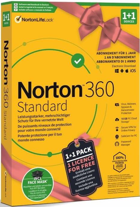 Produktbild Norton 360 Standard (2 User, 12 Monate)