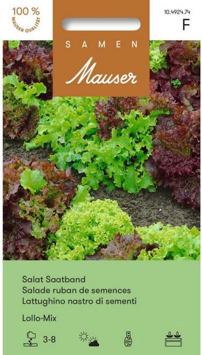 Produktbild Samen Mauser Salat Lollo-Mix (Gemüsesamen)