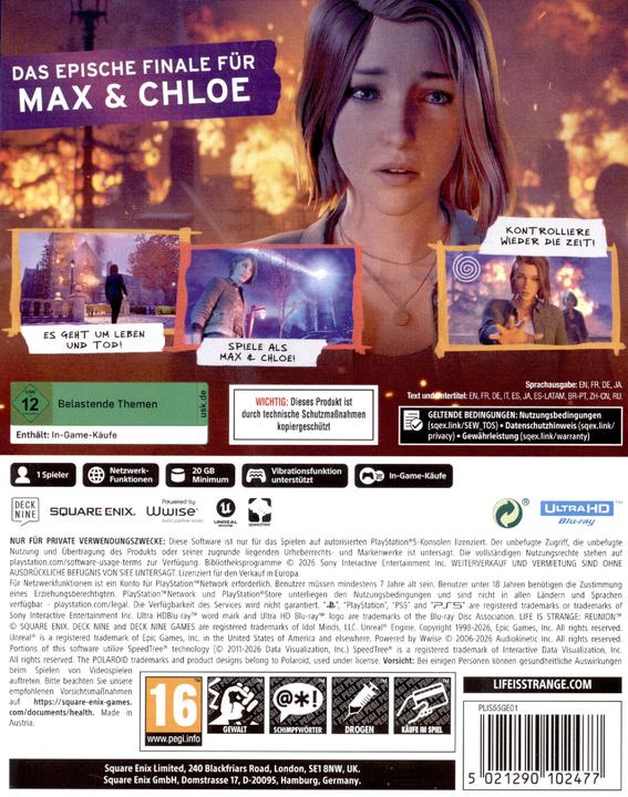 Produktbild Square Enix Life is Strange Reunion (PS5, DE, FR, IT)