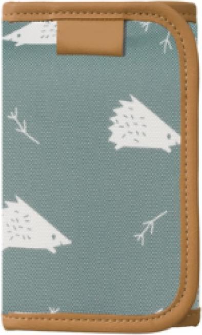 Actual product image Fresk Wallet, hedgehog, mint