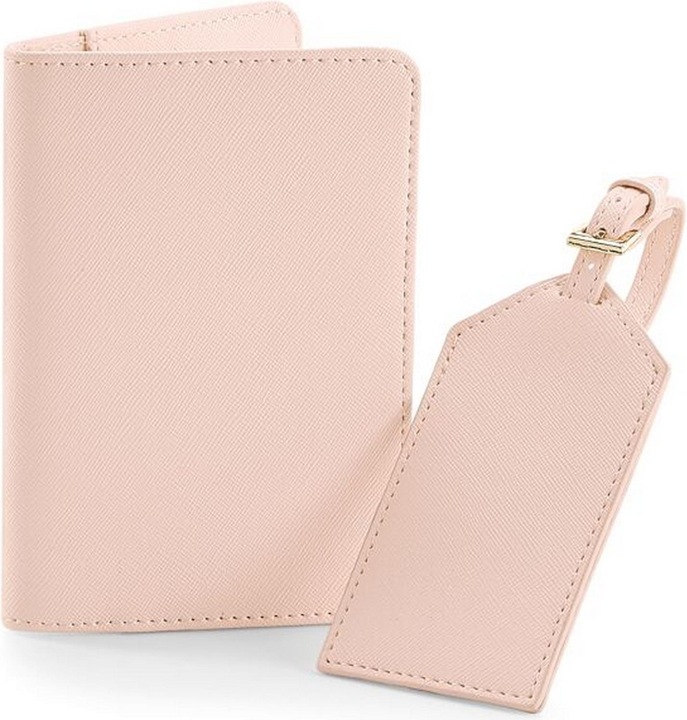 Actual product image Bagbase Boutique Passport Holder and Luggage Tag Set