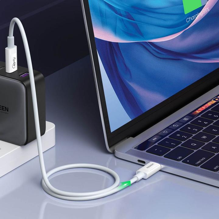 Immagine prodotto Ugreen Cavo USB-C a USB-C USB4, 40Gbps, 0,8 m (bianco)