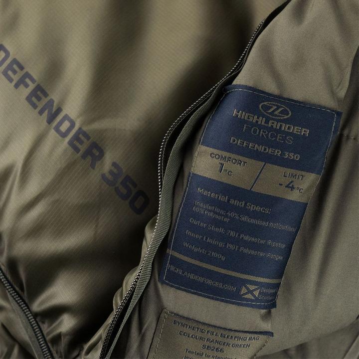 Produktbild Highlander Schlafsack Defender 350 (220 cm)