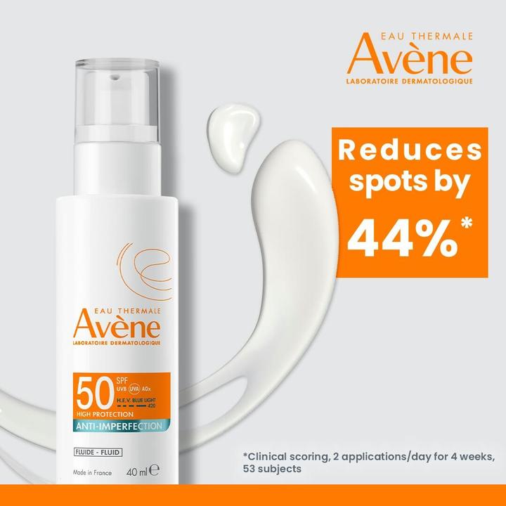 Produktbild Avène Sun Anti-Unreinheiten Fluid SPF50 40ml (Sonnencreme Gesicht, SPF 50, 40 ml)
