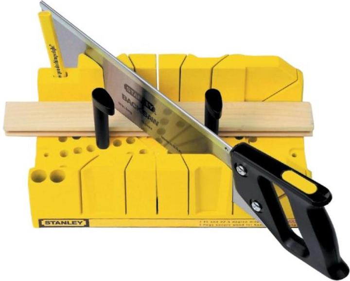 Actual product image Stanley Mitre box with saw