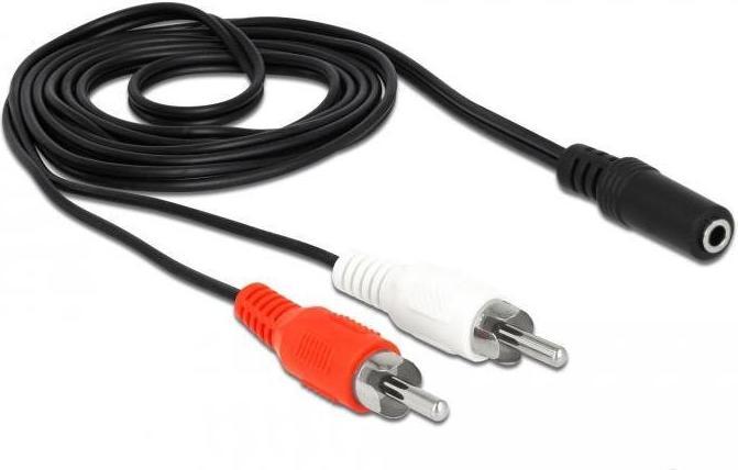 Image du produit Delock 2 x Cinch - jack 3,5 mm (1.40 m)