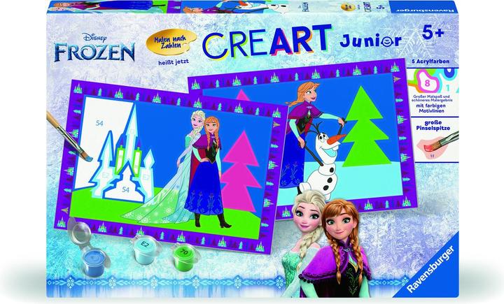 Produktbild Ravensburger CreArt, Malen nach Zahlen Junior - Disney Die Eiskönigin