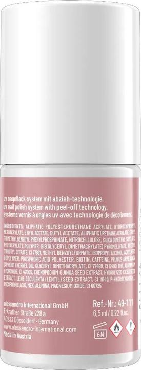 Actual product image Alessandro ALESSAN Striplac UV Co Ro If Yo Ca 6.5ml (Rose me if you can, UV gel varnish)