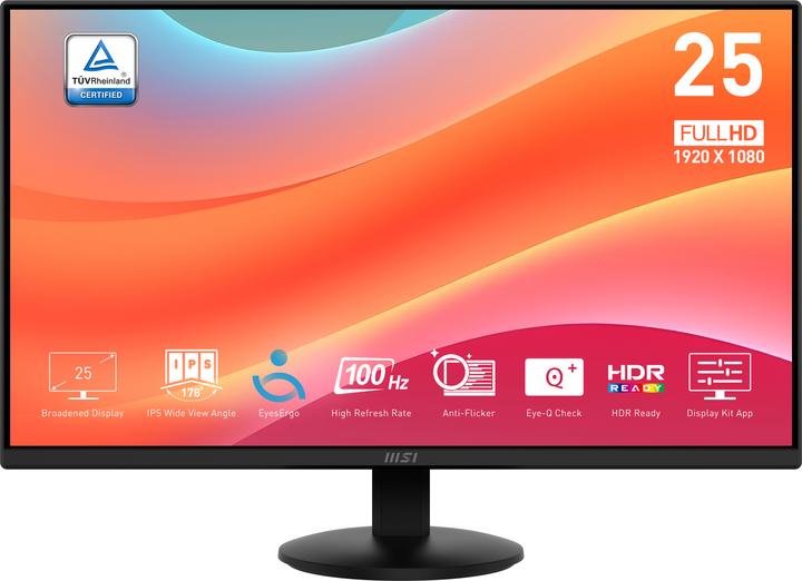 Immagine prodotto MSI PRO MP252L (1920 x 1080 pixel, 24.50")