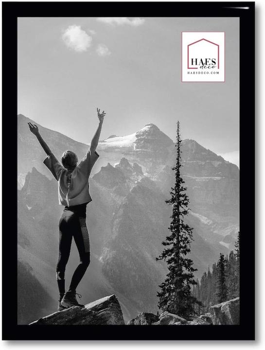 Actual product image Haes Deco Deco Kunststoff-Fotorahmen EF2B Easy Frame Schwarz 13x18 cm (13 x 18 cm)