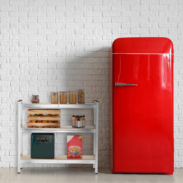 Actual product image Relaxdays 2x heavy duty shelving