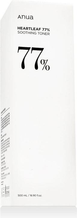 Actual product image Anua Heartleaf 77% (Face toner, 500 ml)