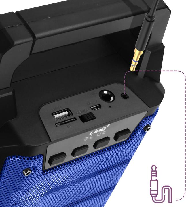 Immagine prodotto LinQ Connettore per microfono da 6,35 mm, lettore di schede Micro-SD (3 h)