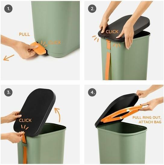 Produktbild Rotho Orbe Pedalbehälter (35 l)