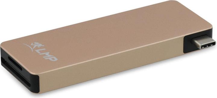 Actual product image LMP Basic Hub 6 Port Gold (USB-C, 6 ports)