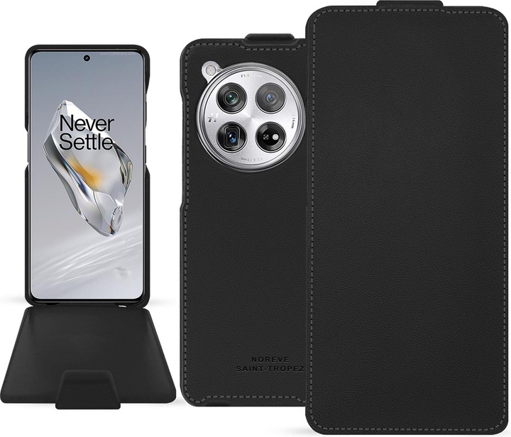 Actual product image Noreve Vertical leather shell (OnePlus 12)