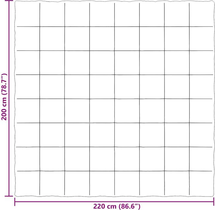 Produktbild vidaXL Sommerdecke (220 x 200 cm)