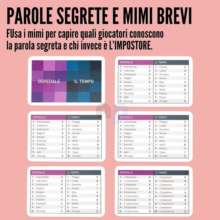 Immagine prodotto Gamely L'IMPOSTORE (un gioco edilarante composto da mimi vrevi e sottili inganni (Italiano)