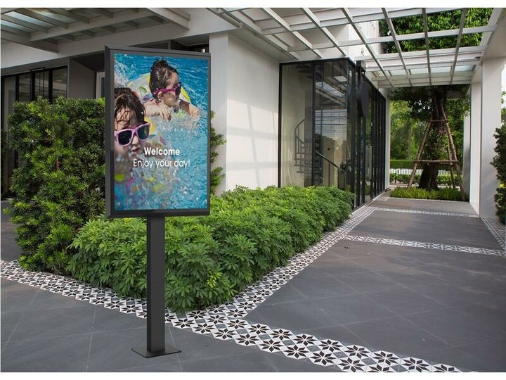 Actual product image Vogels Wall mount POW 1602 Outdoor (Ground, 55", 40 kg)