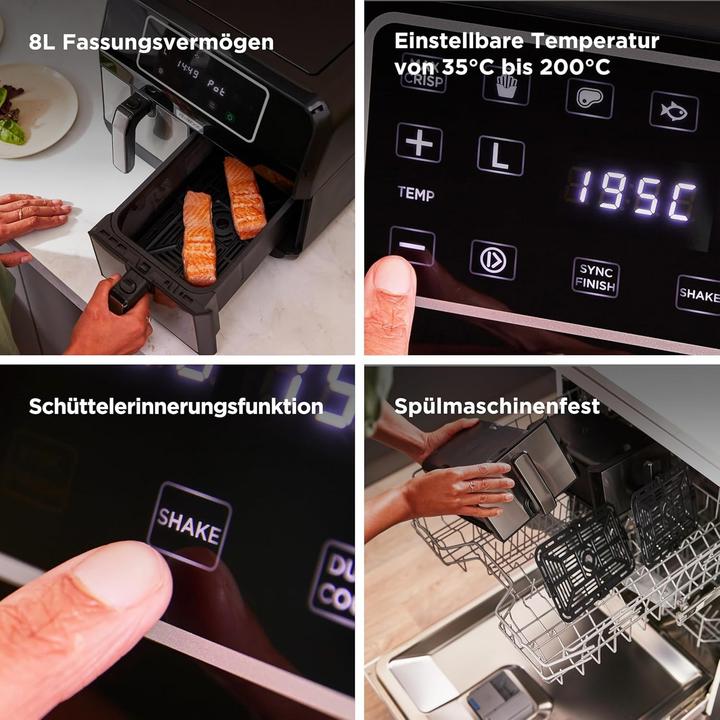 Actual product image Kenwood kHealthy Fry Twin Airfryer