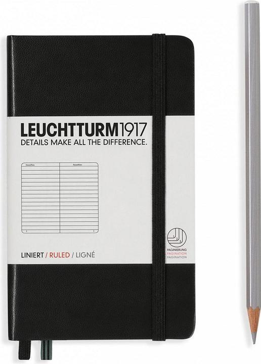 Actual product image Leuchtturm1917 Pocket, Hardcover (A6, Checked, Hardcover)