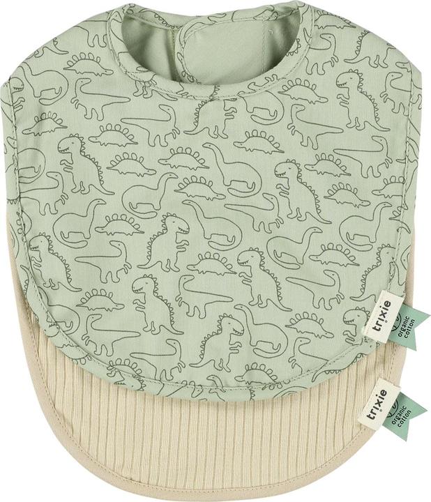 Image du produit Trixie Baby Bavoirs pour bébé Lot de 2 Dino