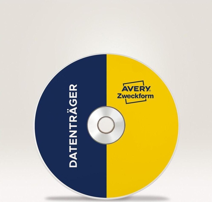 Actual product image Avery CD labels