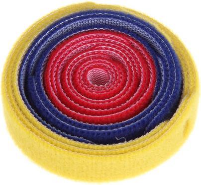 Actual product image Label-the-cable LTC BASIC 10 Power hook and loop binder rt, gb, bl (Velcro cable ties, 170 mm, 10 pcs.)