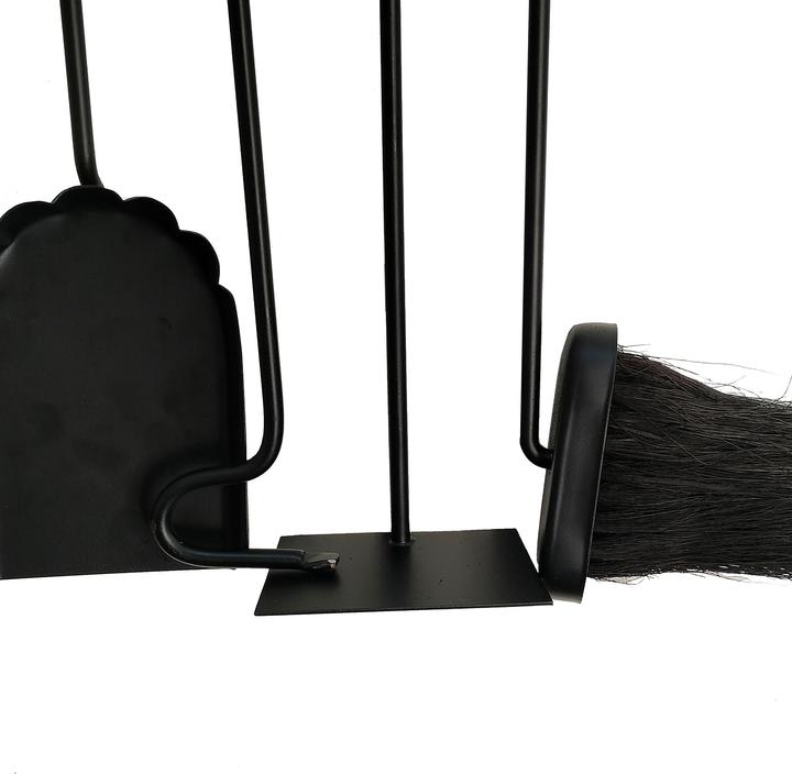 Immagine prodotto Relaxdays 5-teiliges Kaminbesteck Set Wandmontage