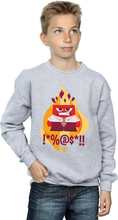Actual product image Disney Boys Inside Out Fired Up Sweatshirt (140, 146)