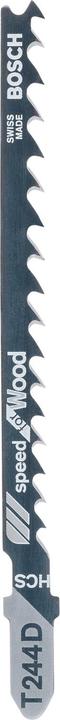 Produktbild Bosch Zubehör Stichsägeblatt HCS, T 244 D Speed for Wood