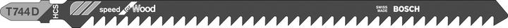 Bosch Professional Zubehör Jigsaw blade T 744 D Speed for Wood, 3-pack