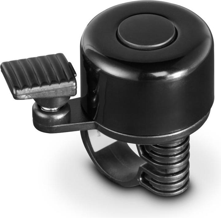 Image du produit Hama Fahrradklingel, klein, leichte Miniglocke, ⌀ 3,5 cm, Schwarz