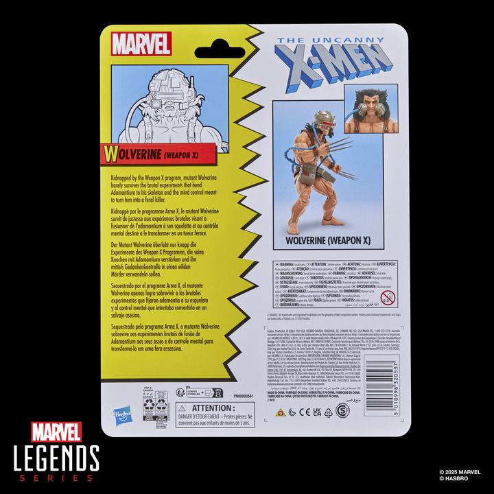 Produktbild Legends Series Wolverine (Weapon X), X-Men Action-Figur