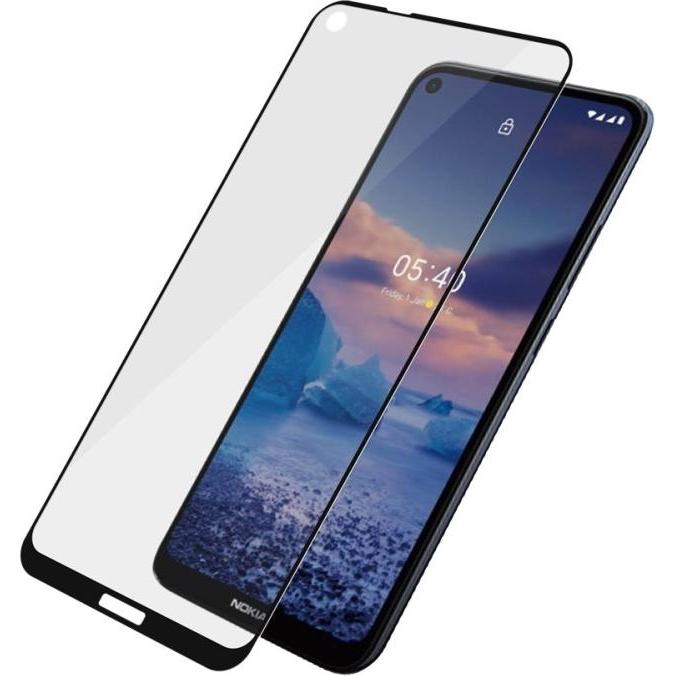 PanzerGlass Edge to Edge (1 Stück, Nokia 5.4, Nokia 3.4), Smartphone Schutzfolie, Schwarz