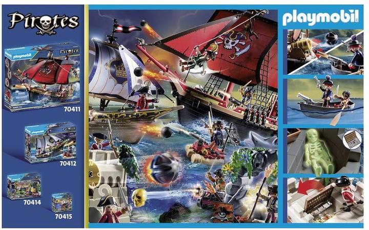 Produktbild Playmobil Rotrockbastion (70413, Playmobil Pirates)