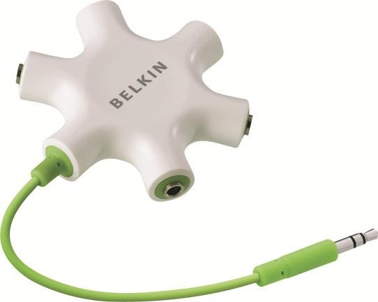 Actual product image Belkin Rockstar 5x Jack Distributor (Headphone Splitter)