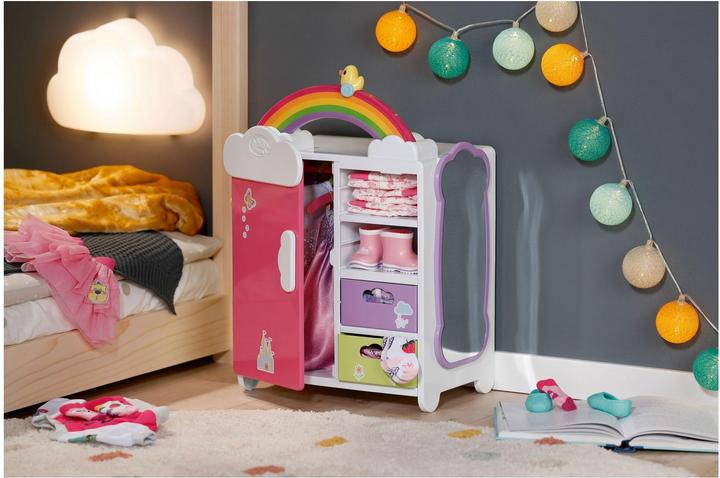 Actual product image Zapf Creation Rainbow wardrobe