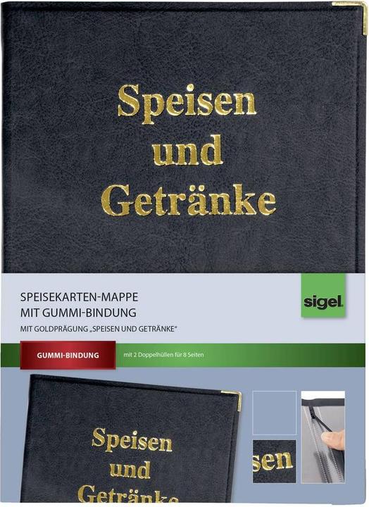 Actual product image Sigel Menu folder