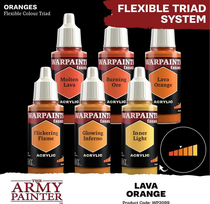 Actual product image Army Painter TAPWP3099P - Warpaints Fanatic: Lava Orange