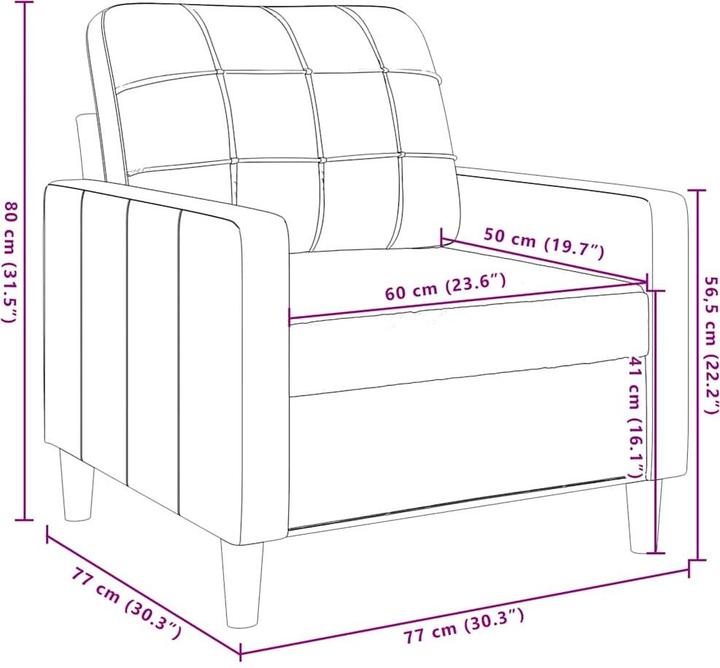 Actual product image vidaXL Laja (Upholstery set)