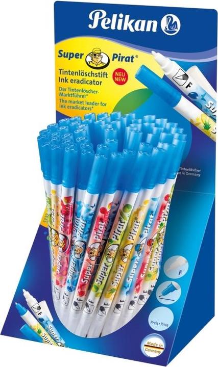 Pelikan Tintenlöscher Super-Pirat 50 Stück, Blau (Mehrfarbig, 50 x)