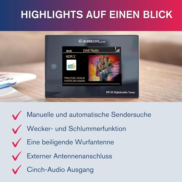 Actual product image Albrecht DR 53 Adapter (Radio Tuner)