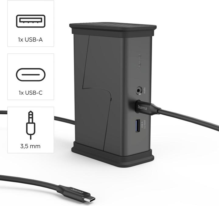 Actual product image Hama USB-C-Docking-Station 9 Ports (USB-C, 9 ports)