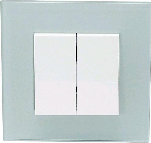 Actual product image EGB V55251198 V55 glass frame 1gang mint