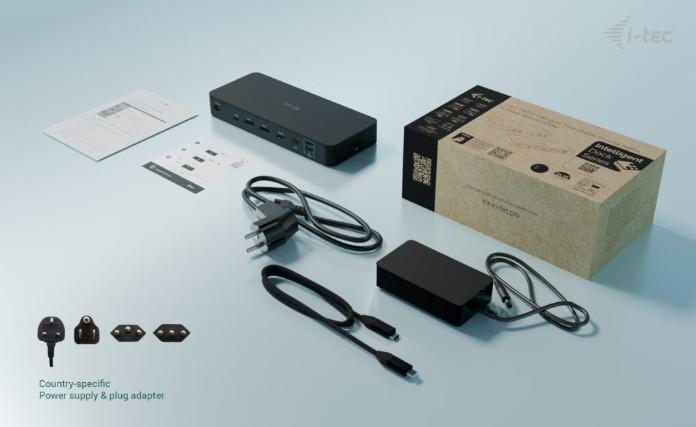 Produktbild i-tec USB-C Intelligent Triple DS+PD 100, USB-C (USB-C, 7 Ports)