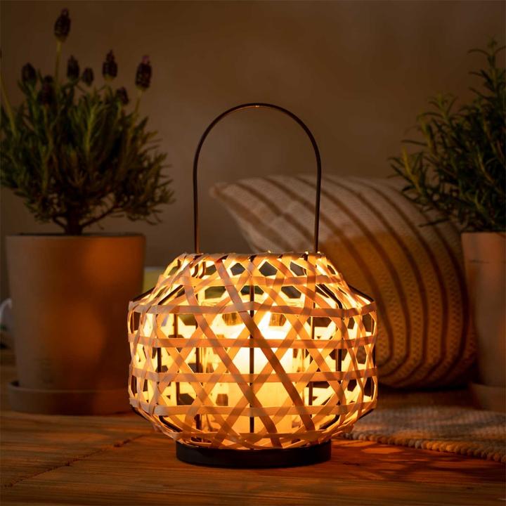 Actual product image Leonardo Wickerwork lantern