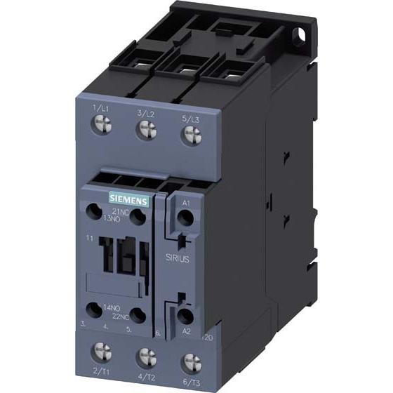 Siemens Contactor 22kW/400V 1NO+1NC 3P S2, Relais