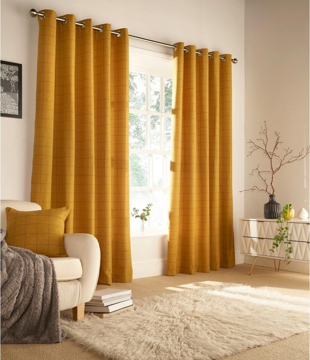 Actual product image Furn Eyelet curtains Ellis (117 x 183 cm)