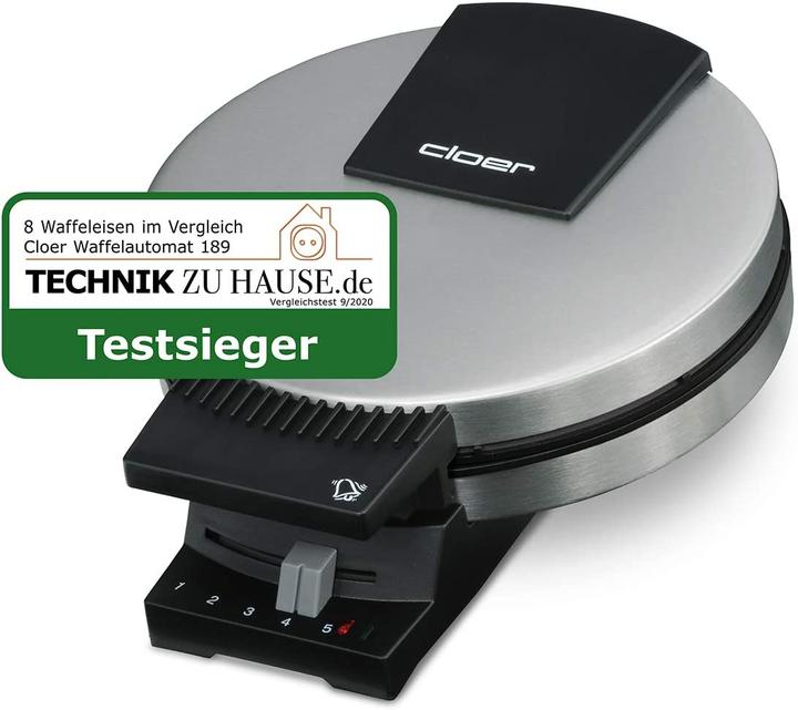 Immagine prodotto Cloer Dimensione cialda 16 cm, con segnale acustico Acciaio inox